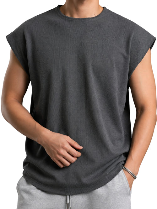 Knitted Muscle Tee