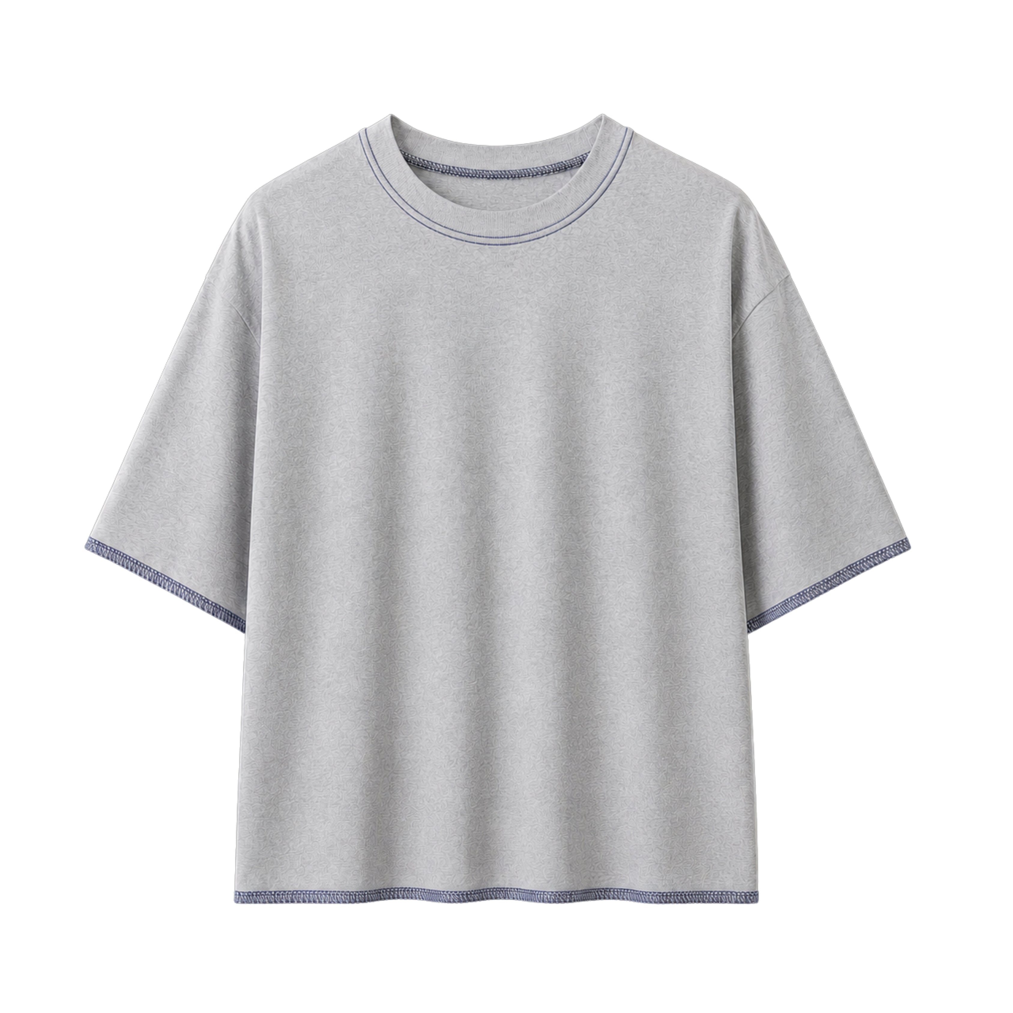 Raw Hem Cropped Boxy Tee